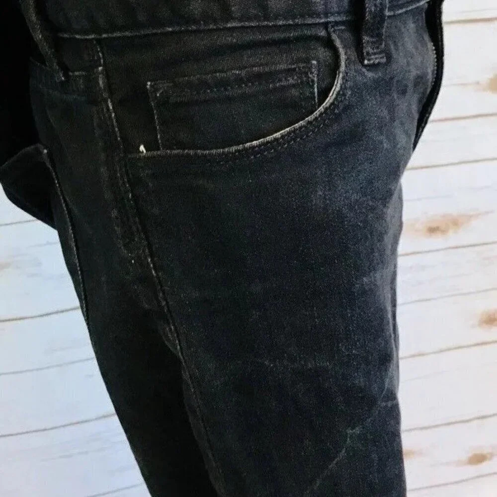 BANANA REPUBLIC Women Low Rise Skinny Leg Black Casual Jeans Pants Size 27 - Picture 8 of 12
